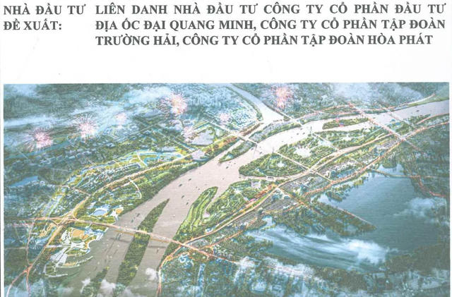 Đại Quang Minh tăng vốn lên 26.100 tỷ đồng, dẫn đầu liên danh đề xuất dự án sông Hồng 714.000 tỷ