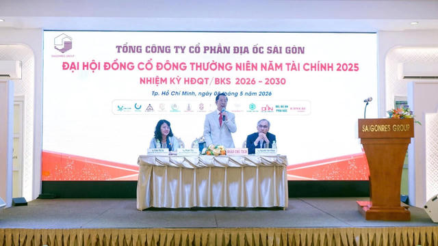 ĐHĐCĐ Saigonres (SGR) 2026: Giải bài toán khát vốn cho 8 siêu dự án, đặt cược 17 ngàn tỷ đồng vào chu kỳ mới