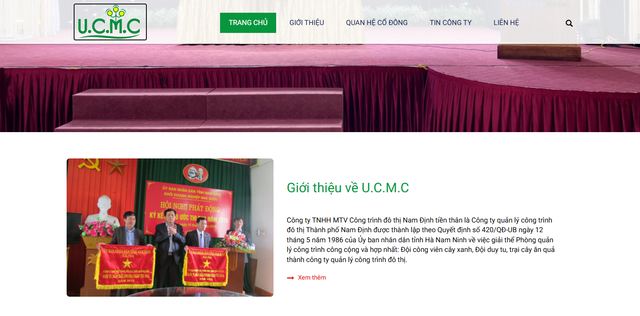 Công trình Đô thị Nam Định (UMC) chốt quyền trả cổ tức tỷ lệ 19,8%