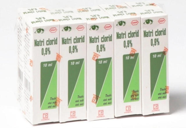 Bộ Y tế thu hồi toàn quốc lô thuốc nhỏ mắt Natri clorid 0,9% của Công ty Pharmedic