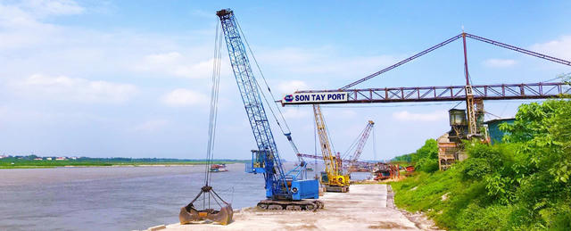 UBND TP Hà Nội cho Cảng Sơn Tây được tiếp tục sử dụng gần 4,5 ha đất làm Cảng thủy nội địa Sơn Tây