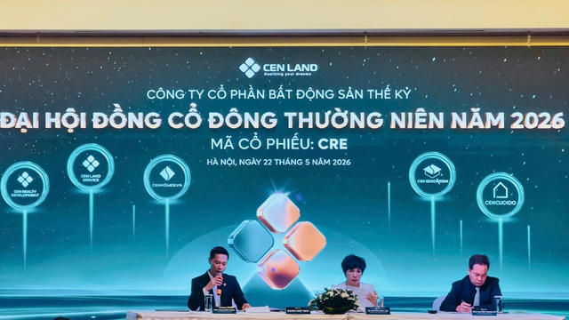 ĐHĐCĐ Cen Land (CRE) 2026: Thoát bóng Shark Hưng, tái cấu trúc với tham vọng lãi tăng gấp ba lần