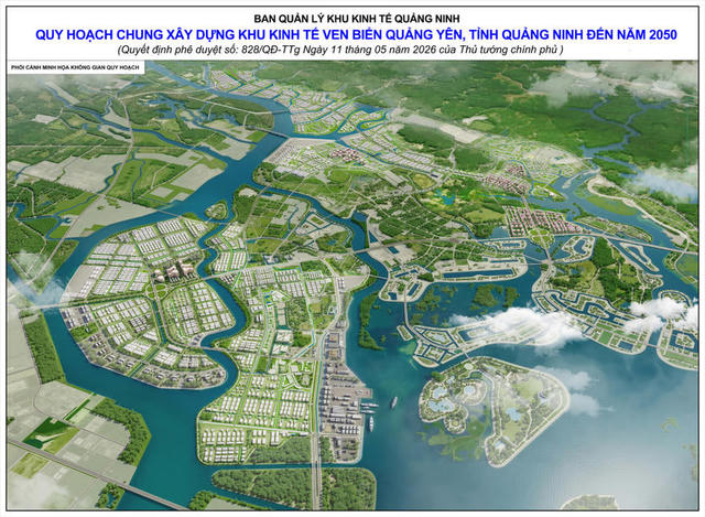 Quảng Yên định hình khu kinh tế ven biển hiện đại đến năm 2050