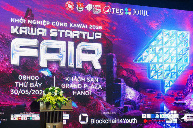 Dấu ấn Hội chợ Kết nối Khởi nghiệp Kawai Startup Fair 2026 - Chính thức lộ diện Top 05 Startup trẻ xuất sắc bứt phá giới hạn, tiến thẳng vào Đêm Chung kết