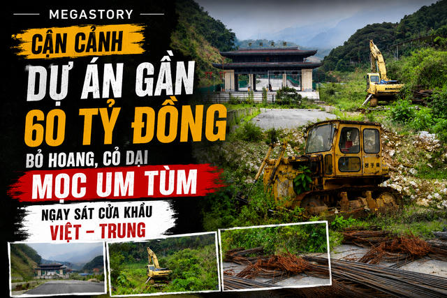 Cận cảnh dự án gần 60 tỷ đồng bỏ hoang, cỏ dại mọc um tùm ngay sát cửa khẩu Việt – Trung Cận cảnh dự án gần 60 tỷ đồng bỏ hoang, cỏ dại mọc um tùm ngay sát cửa khẩu Việt – Trung