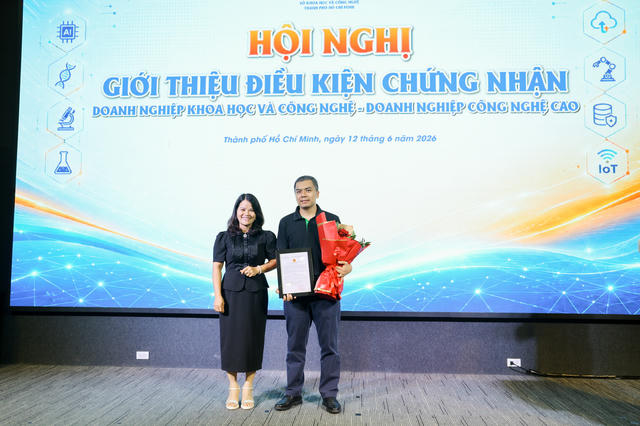 TP HCM cấp Giấy chứng nhận Doanh nghiệp Công nghệ cao đầu tiên cho GreenNode