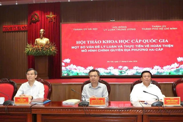 Hoàn thiện mô hình chính quyền hai cấp theo hướng hiện đại, hiệu lực, hiệu quả