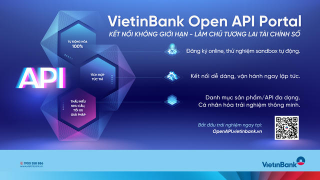 VietinBank Open API Portal phiên bản mới: Đón đầu xu hướng tài chính số thông minh