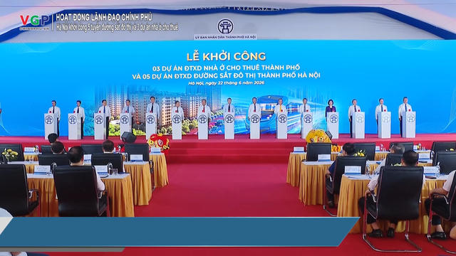Hà Nội khởi công 5 tuyến đường sắt đô thị và 3 dự án nhà ở cho thuê Hà Nội khởi công 5 tuyến đường sắt đô thị và 3 dự án nhà ở cho thuê