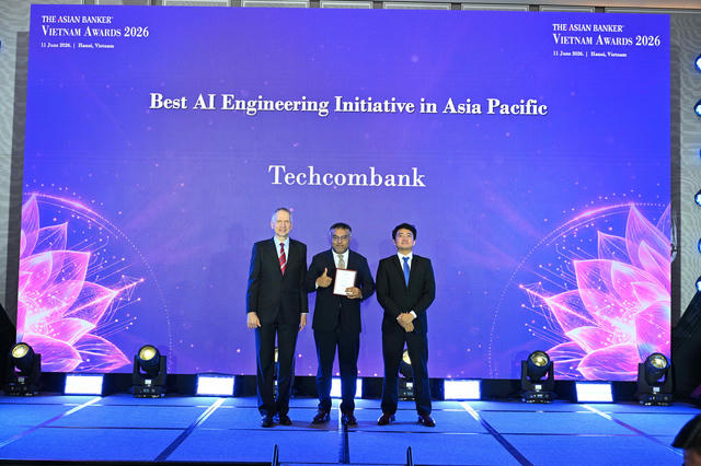 Chuyển đổi bằng 'vũ khí' AI, Techcombank và Techcom Life thắng lớn tại giải thưởng The Asian Banker 2026