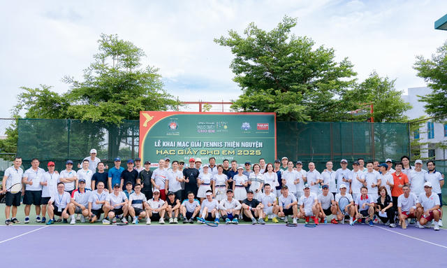 Lan tỏa yêu thương cùng Giải Tennis thiện nguyện 'Hạc Giấy Cho Em 2026'