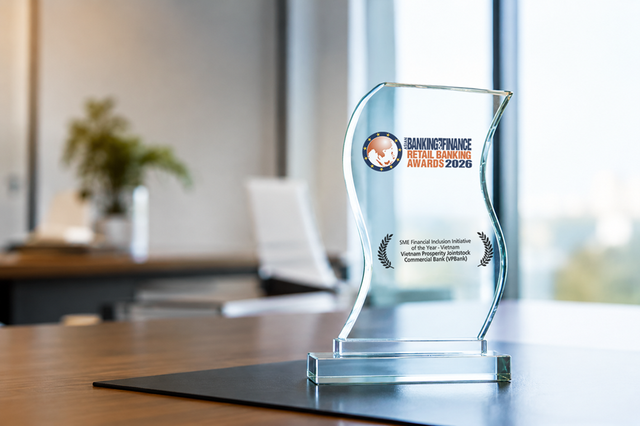 Năm thứ hai liên tiếp, VPBank SME được vinh danh tại Asian Banking & Finance Retail Banking Awards