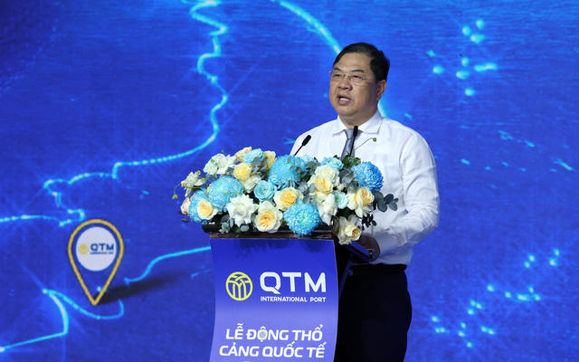 Phó Thủ tướng Thường trực Phạm Gia Túc dự lễ khởi công dự án cảng biển thuộc Cụm cảng nước sâu Cái Mép-Thị Vải 