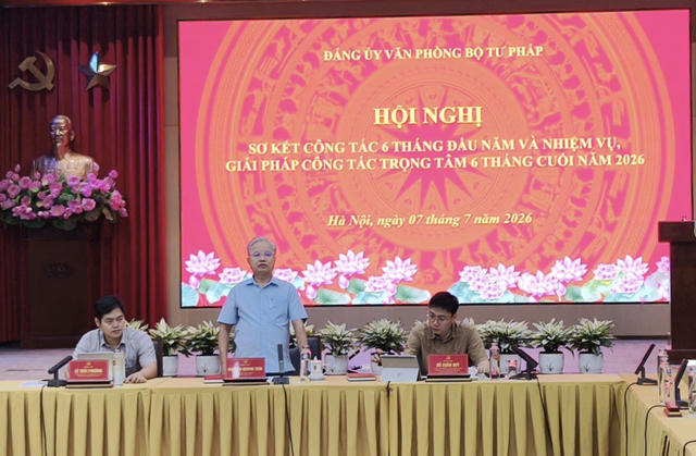Nhiều kết quả nổi bật trong triển khai công tác Đảng của Văn phòng Bộ trong 06 tháng đầu năm 2026