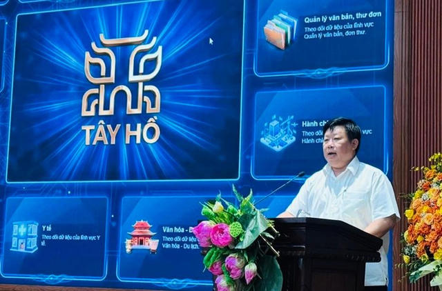 Phường Tây Hồ tăng tốc chuyển đổi số, ứng dụng công nghệ mới