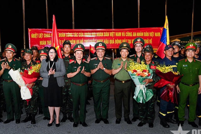 Đoàn cứu hộ, cứu nạn Việt Nam trở về nước, hoàn thành nhiệm vụ tại Venezuela