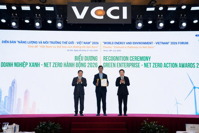 Techcombank được vinh danh trong Top 10 Net Zero Việt Nam 2026: Khẳng định vị thế tiên phong trong lĩnh vực tài chính xanh tại Việt Nam