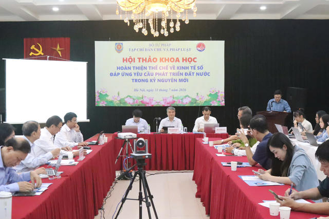Hoàn thiện thể chế về kinh tế số đáp ứng yêu cầu phát triển đất nước trong kỷ nguyên mới