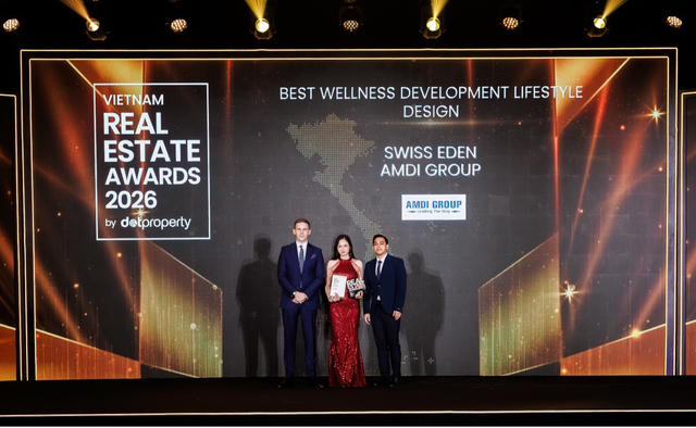 Làng Thụy Sỹ khoáng nóng Swiss Eden thắng lớn tại Dot Property Vietnam Awards 2026