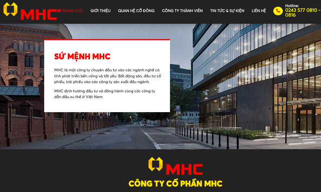 Doanh thu 'sụt' giảm tới 99,8%, Công ty MHC (MHC) báo lỗ sau nhiều năm có lãi