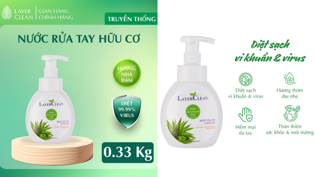 Thu hồi nước rửa tay dạng bọt Layer Clean do vi phạm quy định về mỹ phẩm