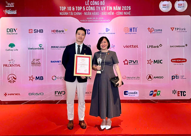 OPES thăng hạng trong Top 10 Công ty bảo hiểm phi nhân thọ uy tín Việt Nam 2026 