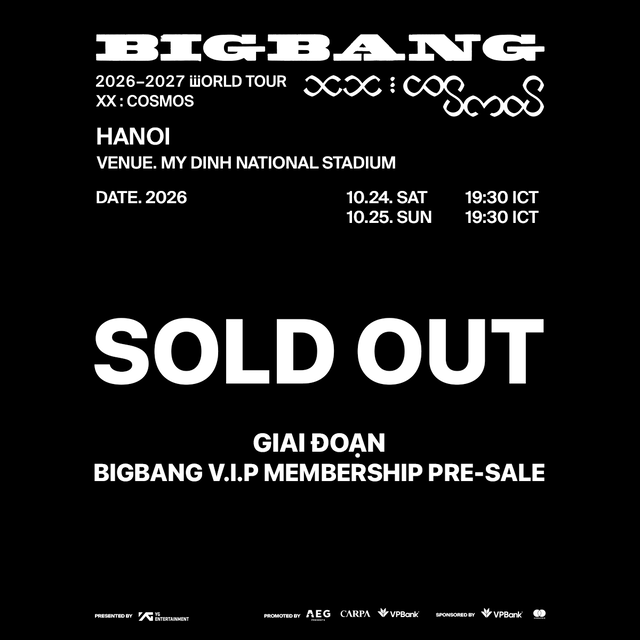 Cuộc chiến săn vé BIGBANG World Tour nóng hơn bao giờ hết: Sold out trong 2 tiếng,  fan dồn sự chú ý vào đặc quyền VPBank Mastercard 