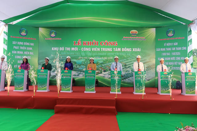 Đồng Nai: Khởi công dự án đô thị dành gần 3,5 ha đất xây nhà ở xã hội