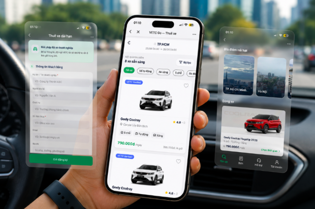 VETC thí điểm nền tảng cung cấp dịch vụ thuê xe tự lái