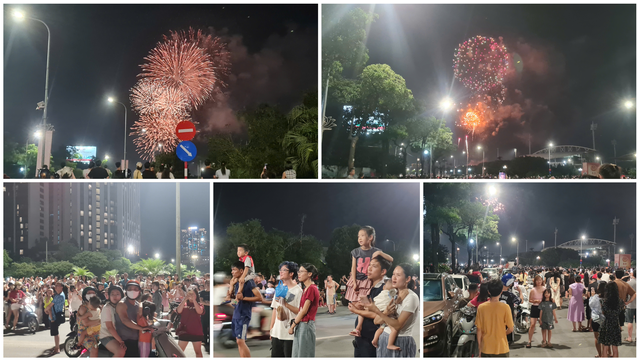 Video: "Biển người" đổ về Mỹ Đình chiêm ngưỡng màn pháo hoa rực rỡ mừng Quốc khánh Video: "Biển người" đổ về Mỹ Đình chiêm ngưỡng màn pháo hoa rực rỡ mừng Quốc khánh