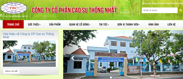 Cao su Thống Nhất (TNC) dự chi 38,5 tỷ đồng để trả cổ tức năm 2025