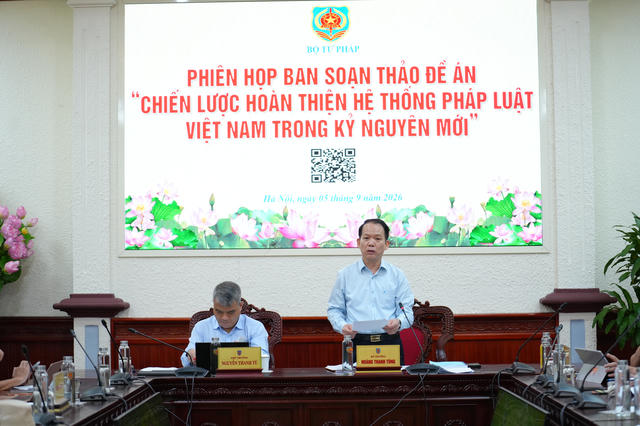 Xây dựng “bản thiết kế tổng thể” về hệ thống pháp luật Việt Nam trong kỷ nguyên mới