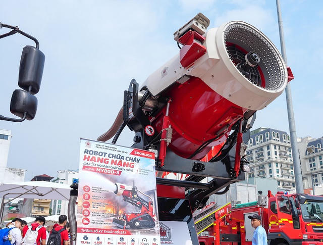 Những hình ảnh ấn tượng về công nghệ, thiết bị mới tại triển lãm phòng cháy chữa cháy quốc tế Những hình ảnh ấn tượng về công nghệ, thiết bị mới tại triển lãm phòng cháy chữa cháy quốc tế