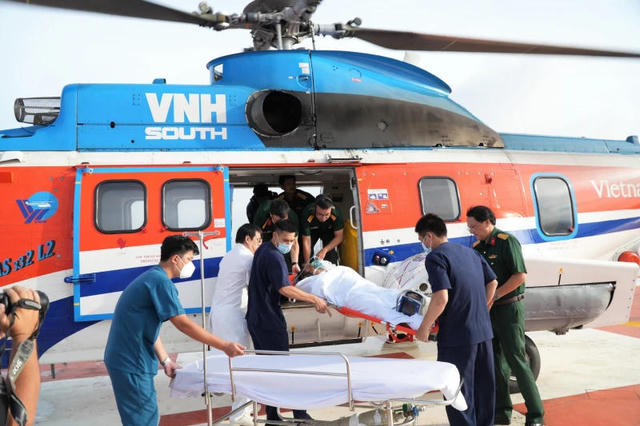 Từng bước hình thành hệ thống cấp cứu đường không