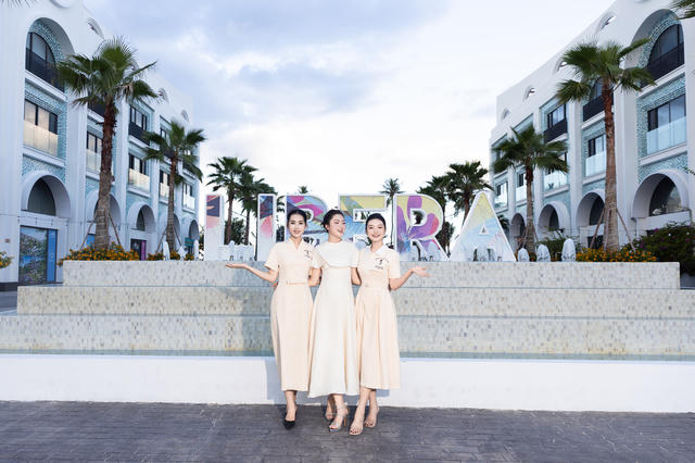Top 3 Miss World Vietnam 2025 khoe sắc giữa không gian sống bên Vịnh Nha Trang
