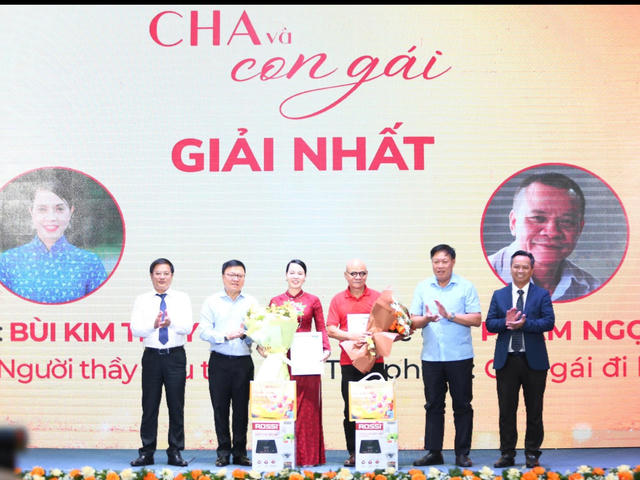 Hơn 1.000 câu chuyện xúc động được kể trong Cuộc thi viết Cha và con gái”