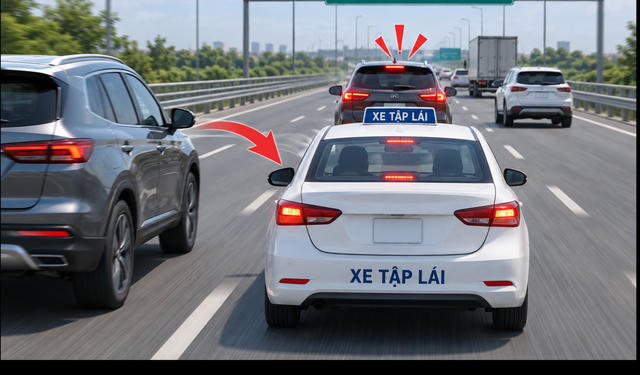 Bổ sung tình huống khoảng cách an toàn vào đào tạo lái xe