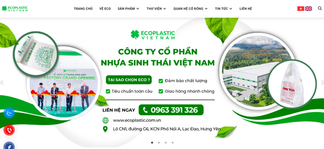 Cổ phiếu ECO của Nhựa Sinh thái Việt Nam tăng gần 20% ngày đầu lên HOSE, vốn hóa gần 500 tỷ đồng