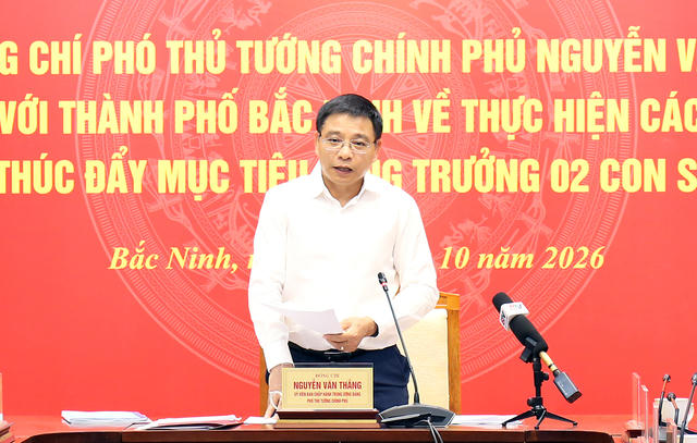 Phó Thủ tướng Nguyễn Văn Thắng: Bắc Ninh cần chuyển từ thu hút đầu tư số lượng sang chất lượng