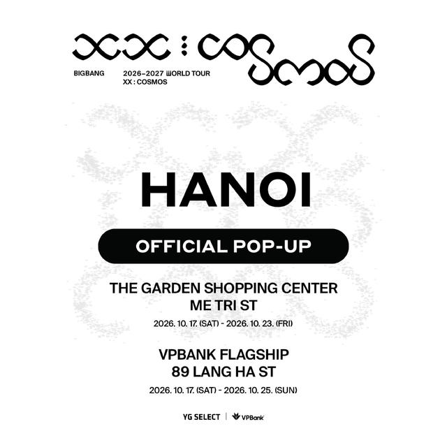 Official Pop-up BIGBANG chính thức mở cửa tại Hà Nội, hé lộ loạt merchandise phiên bản đặc biệt 