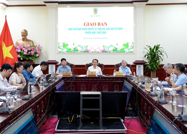 Bộ Tư pháp đẩy nhanh tiến độ hoàn thiện các cơ sở dữ liệu số trong năm 2026