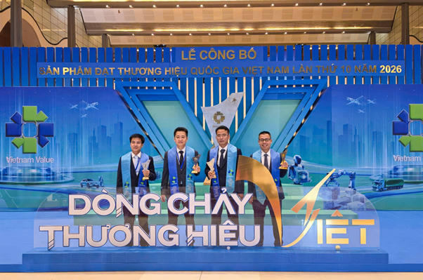 Tasco có 4 thương hiệu được công nhận Thương hiệu Quốc gia Việt Nam 2026