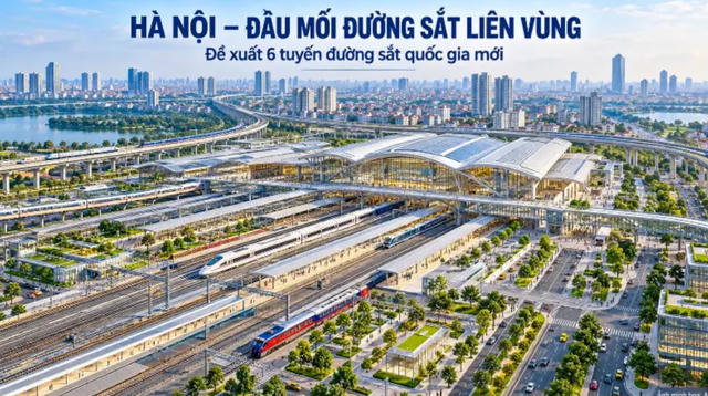 Quy hoạch 6 tuyến đường sắt mới, mở không gian phát triển kinh tế Thủ đô