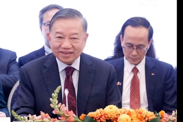 Tổng Bí thư, Chủ tịch nước Tô Lâm dự tọa đàm cấp cao với lãnh đạo doanh nghiệp tiêu biểu châu Âu và Bỉ