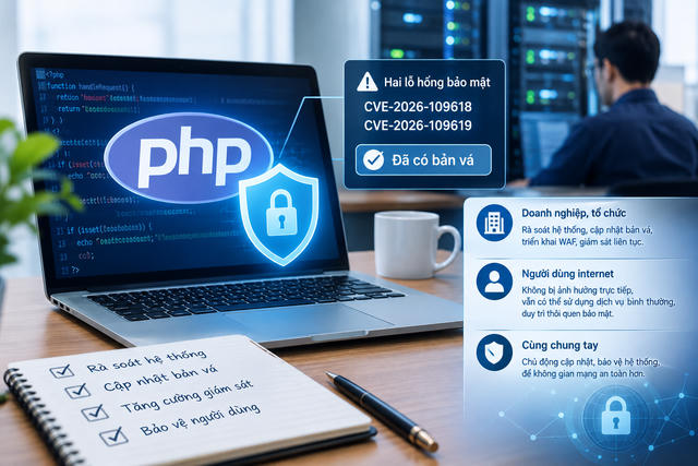 Cảnh báo hai lỗ hổng PHP nghiêm trọng, doanh nghiệp cần sớm cập nhật bản vá