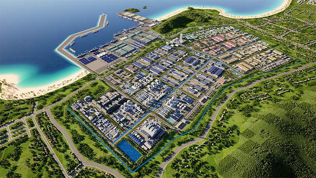 Khu công nghiệp Phù Mỹ giai đoạn 2 có quy mô 384 ha, vốn đầu tư hơn 4.355 tỷ đồng