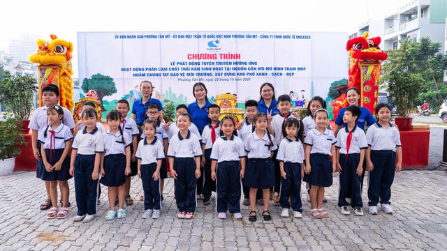 Phường Tân Mỹ phát động phân loại chất thải rắn sinh hoạt tại nguồn gắn với mô hình Trạm MRF, chung tay xây dựng khu phố xanh - sạch - đẹp Phường Tân Mỹ phát động phân loại chất thải rắn sinh hoạt tại nguồn gắn với mô hình Trạm MRF, chung tay xây dựng khu phố xanh - sạch - đẹp
