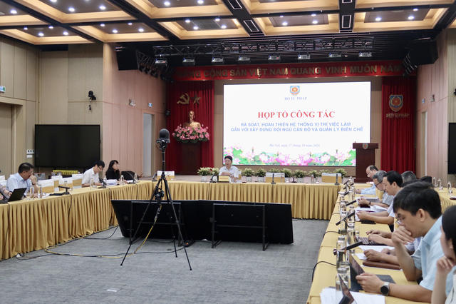 Hoàn thiện vị trí việc làm gắn với quản lý biên chế theo yêu cầu mới
