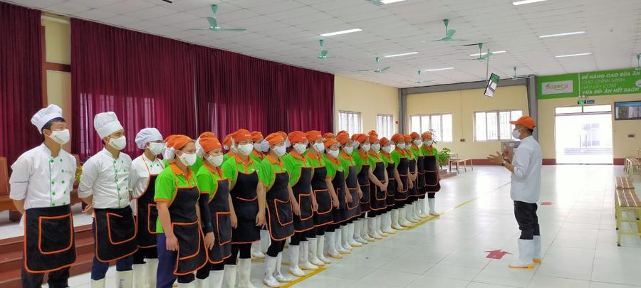 Con người Haseca được hướng dẫn để đảm bảo công việc song hành với chống dịch Covid -19