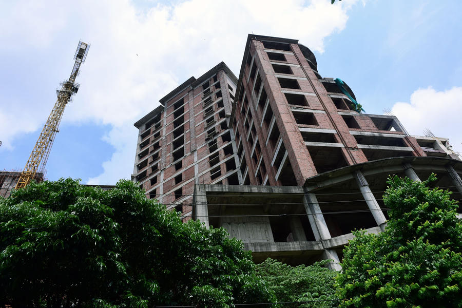 Công trình qua nhiều năm tháng không thi công tọa lạc ở vị trí đắc địa của TX Từ Sơn.